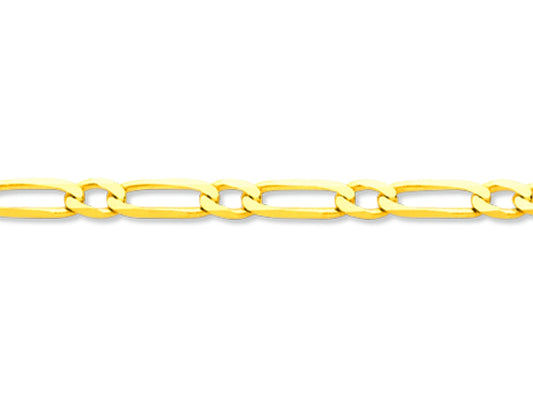 Bracelet maille alternée En or jaune 18 k