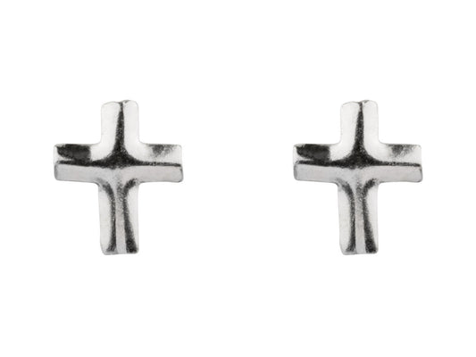 Boucles d’oreilles croix Argent 925