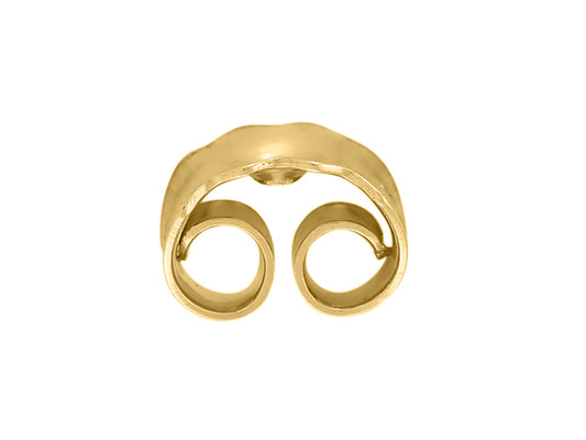 Poussette Belge festonnée, Or jaune 9k,