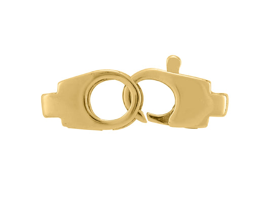 Fermoir Menotte double 22 x 8 mm, Or jaune 18k